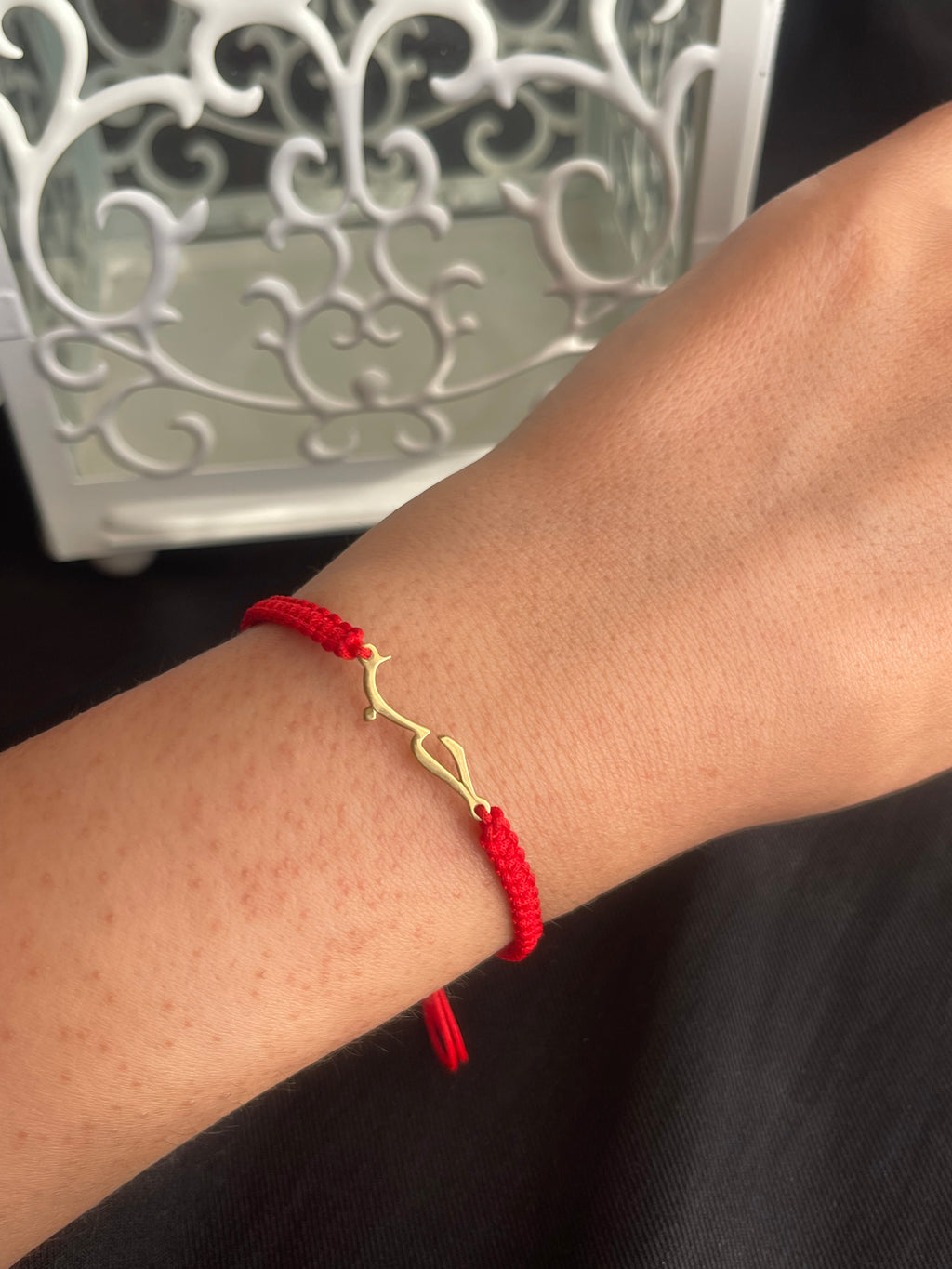 حب Silver bracelet gold plated adjustable size