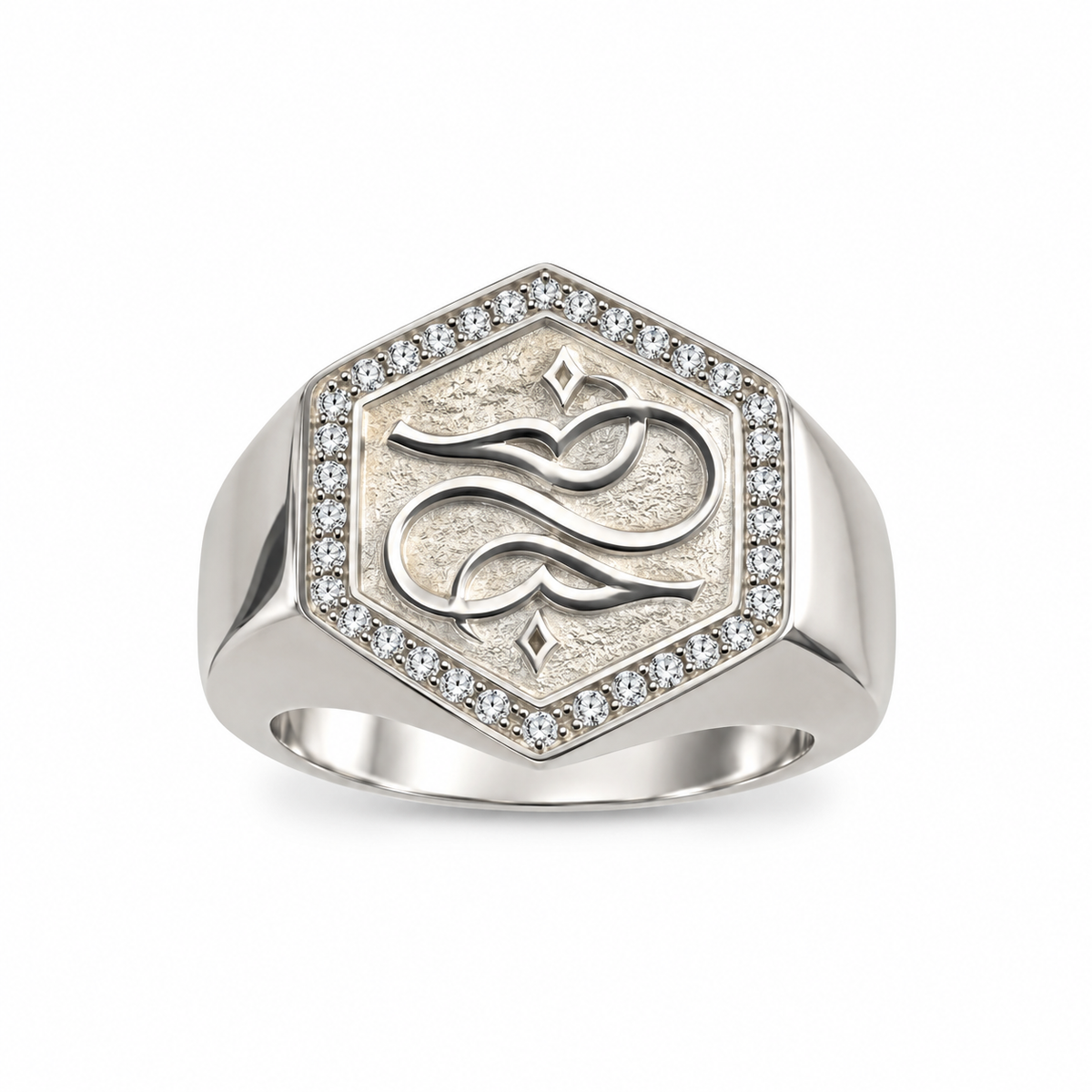 حب  Silver ring