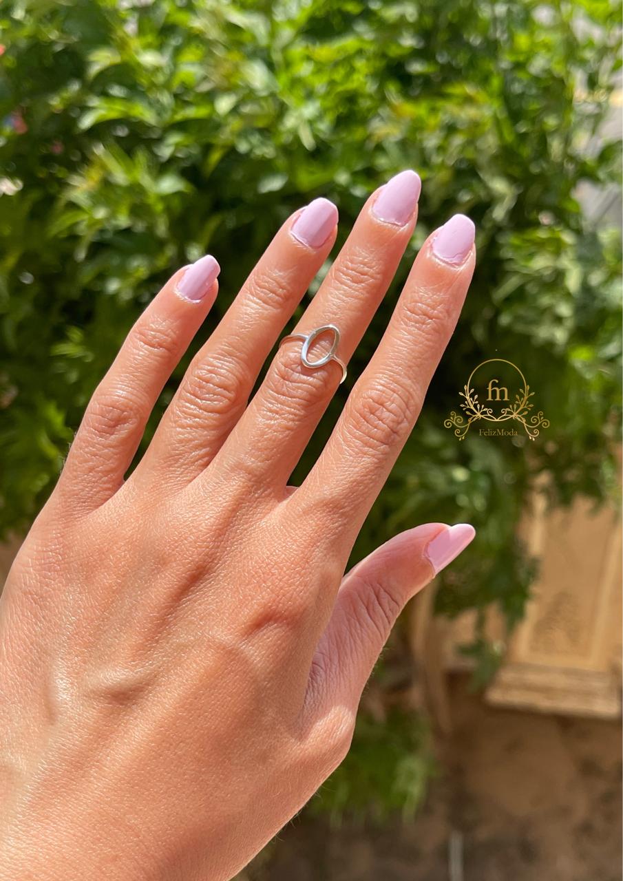 Silver knuckle oval shape