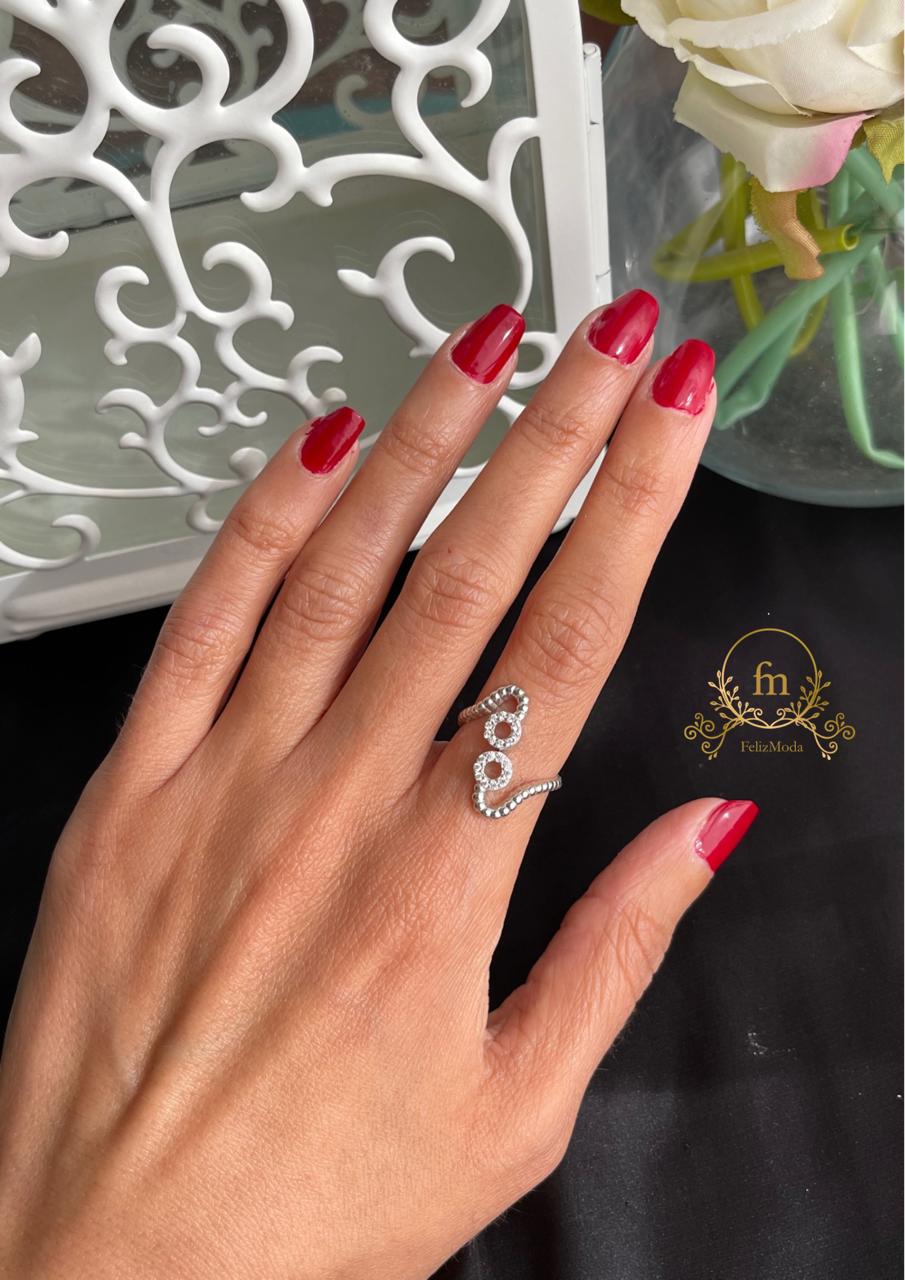 Leo Horoscope sign silver ring